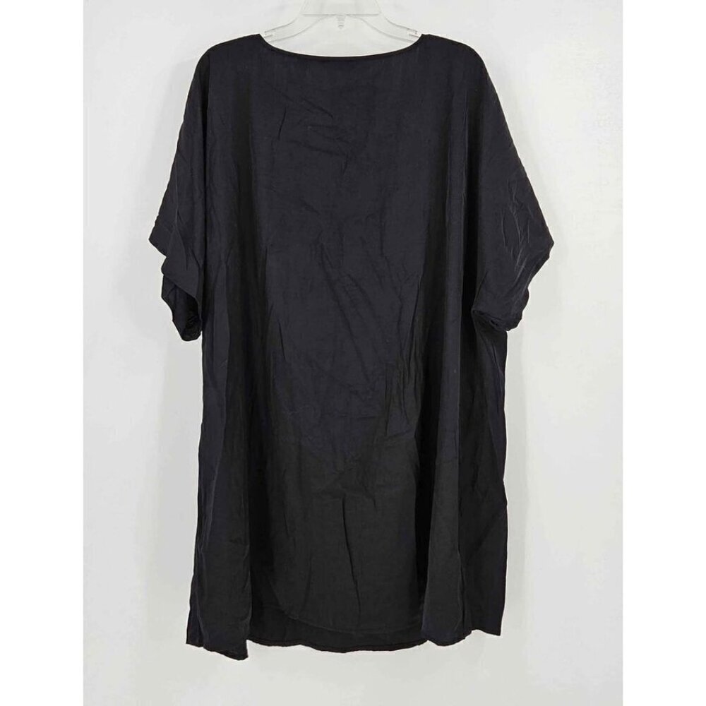 New CV by Cynthia Vincent Womens Sz 2X V-Neck Tunic w/Beading/Embroidery - Picture 2 of 4